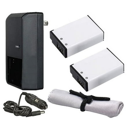 Canon EOS M5 High Capacity Batteries (2 Units) + 'Intelligent' AC/DC Travel Charger