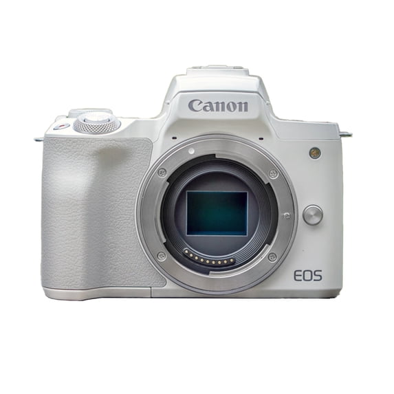 Canon EOS M50 Mark II Mirrorless Camera (Body) White 4729C001 (International Version)
