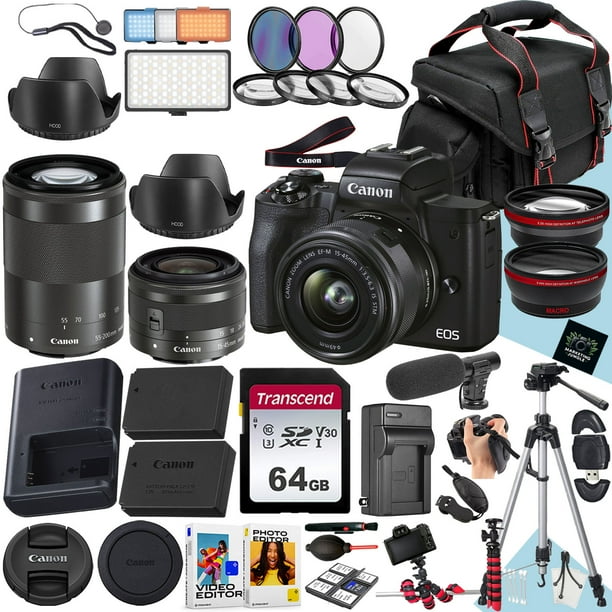 Canon EOS M50 Mark II Mirrorless Camera With EFM 1545mm f/3.56.3 IS