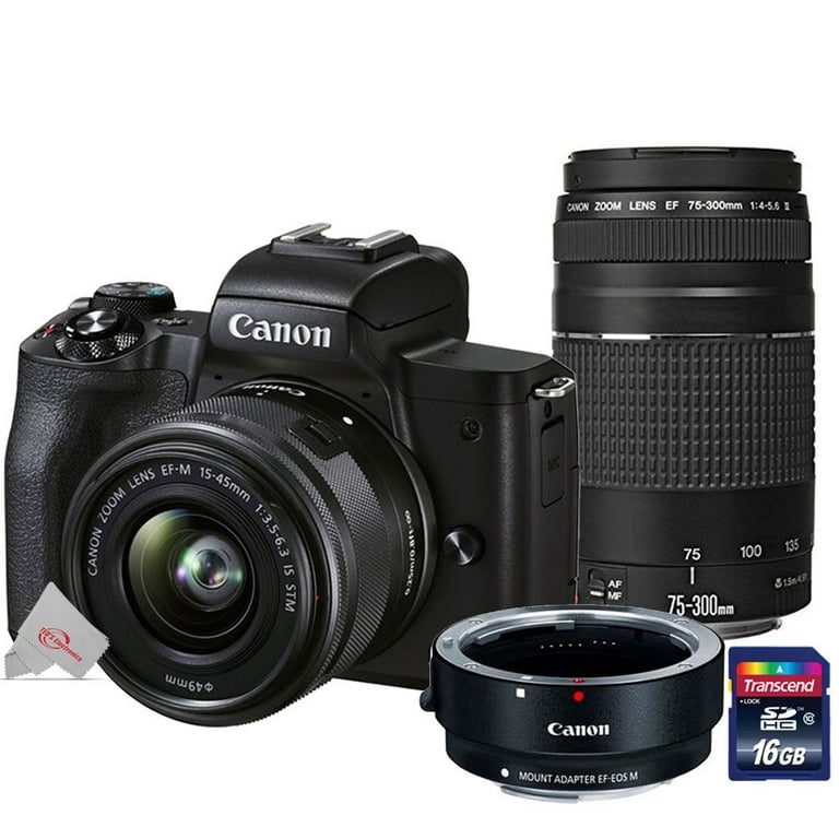 Interchangeable Lens Cameras - EOS M50 Mark II (EF-M15-45mm f/3.5
