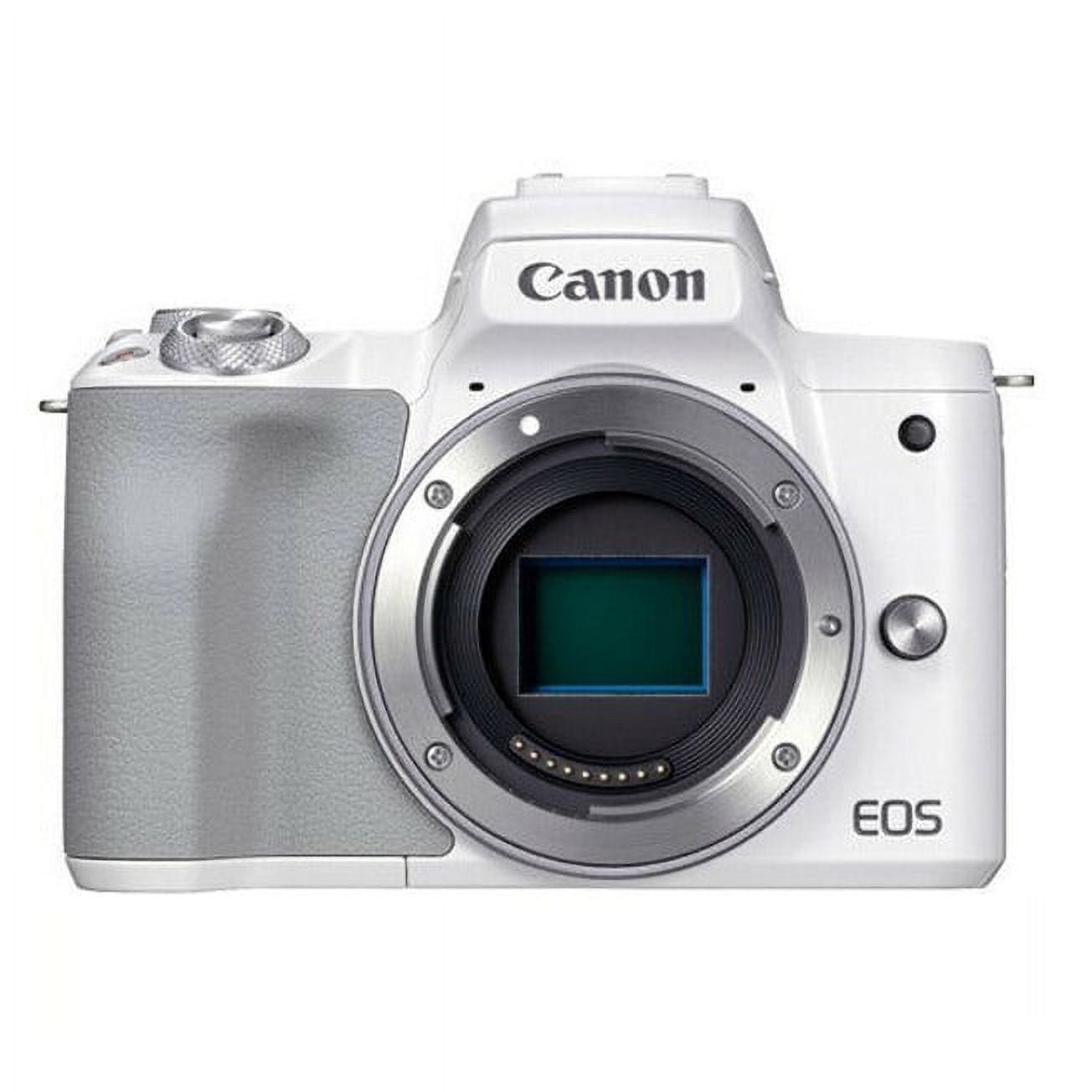 Canon EOS M50 MarkII ホワイト ミラーレス一眼　おまけ付 Canon-EOS-M50-Mark-II-White-