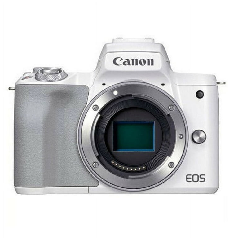Canon EOS Mark M50ミラーレスカメラ ホワイト Canon EOS M50 Mark II (White) Body Only - Walmart.com
