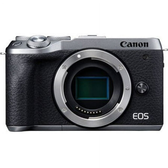 Canon EOS M6 Mark II 32.5 Megapixel Mirrorless Camera Body Only, Silver