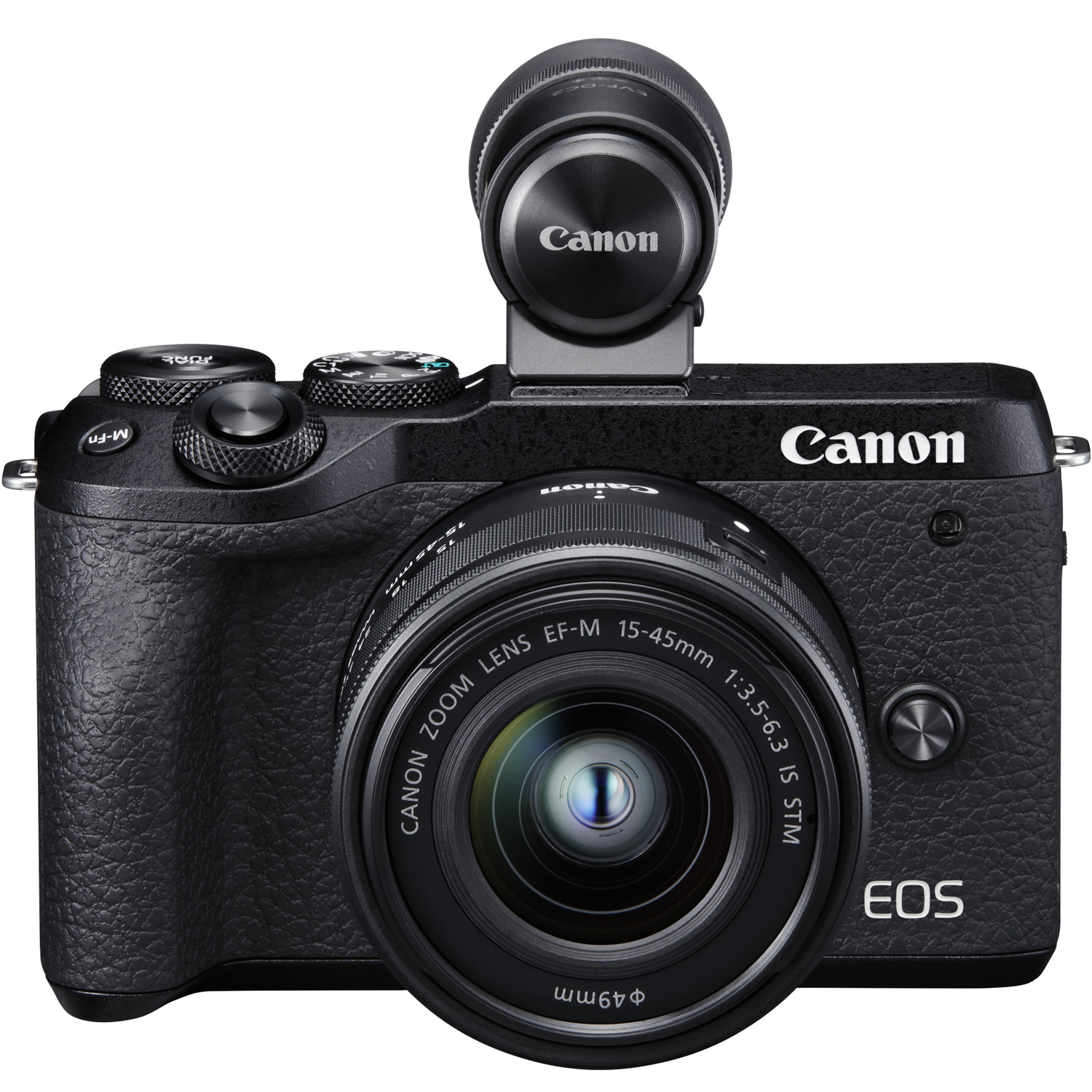 Canon EOS M6 Mark II 32.5 Megapixel Mirrorless Camera with Lens, 0.59", 1.77", Black - image 1 of 28