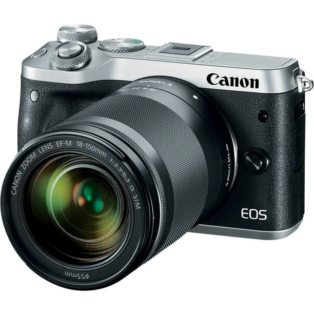 Canon EOS M6 Silver Camera 18-150mm f/3.5-6.3 IS STM Lens
