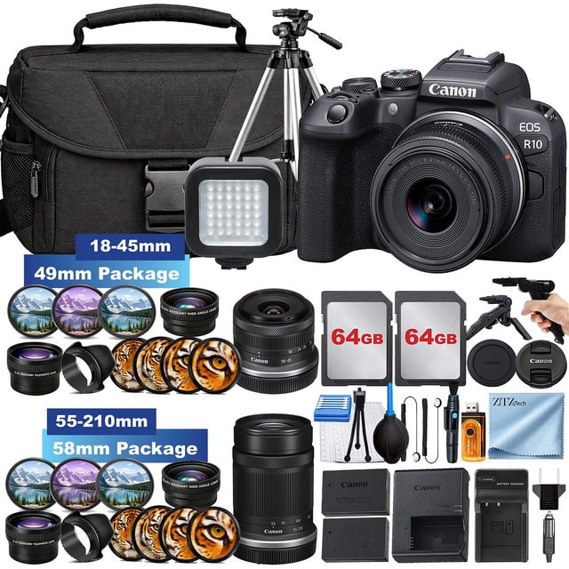 Canon EOS R10 24.2 Megapixel APS-C Sensor Mirrorless Camera With 18 ...