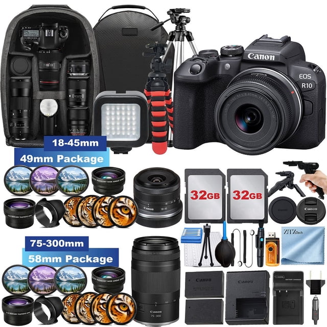 Canon EOS R10 24.2 Megapixel APS-C Sensor Mirrorless Camera With 18 ...