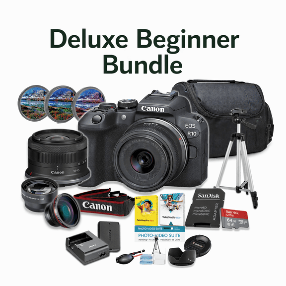Canon EOS R10 24.2 Megapixel APS-C Sensor Mirrorless Camera with Lens, 0.71", 1.77" (International Version)
