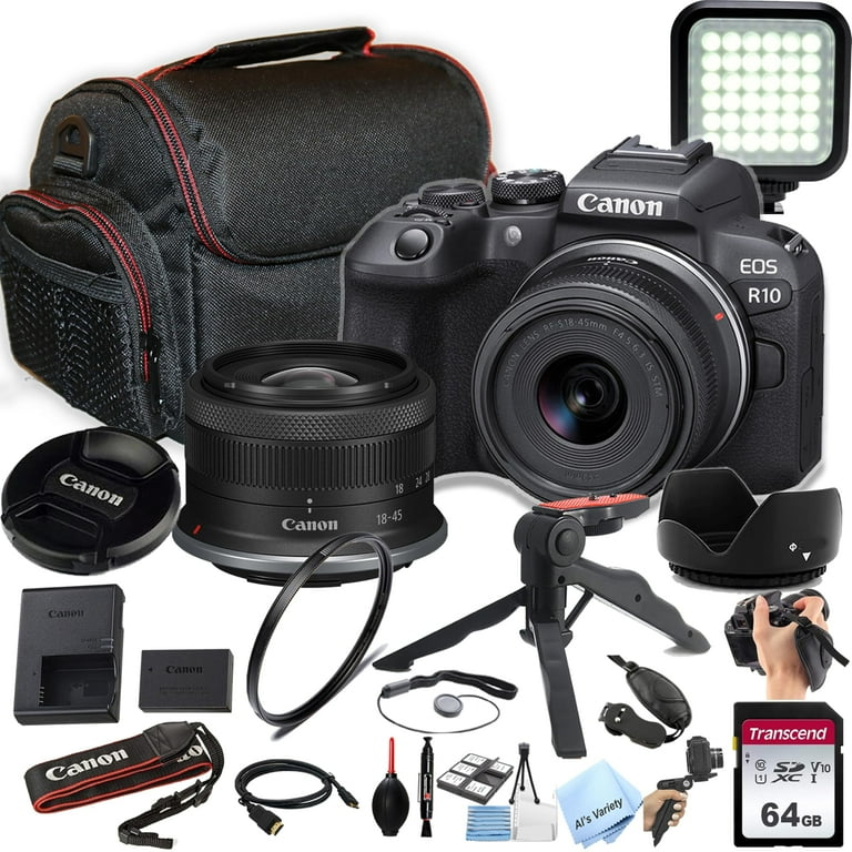 Canon EOS R10 APS-C CMOS Sensor Mirrorless Camera with 18