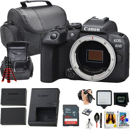 Canon EOS R10 Mirrorless Camera Body ONLY (15 piece) (International Version)