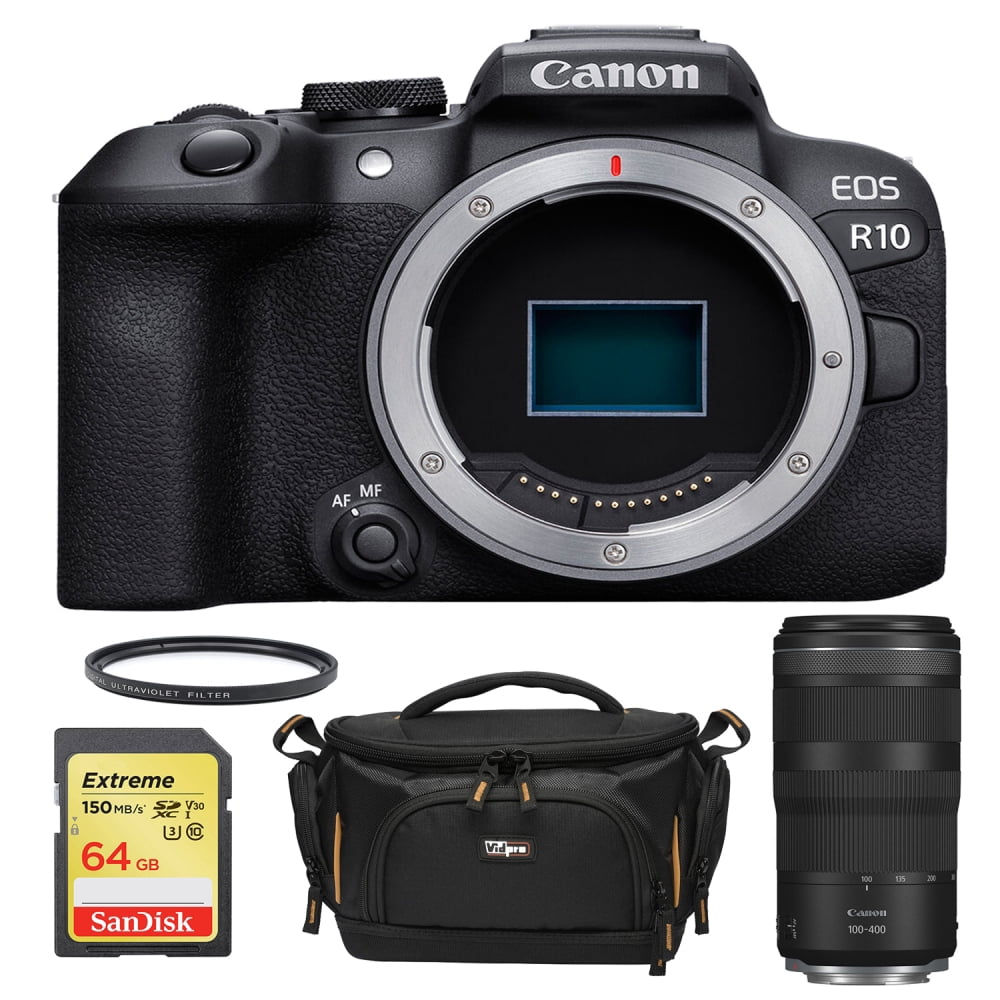 Canon EOS R10 Mirrorless Camera Bundle with Canon RF 100-400mm f