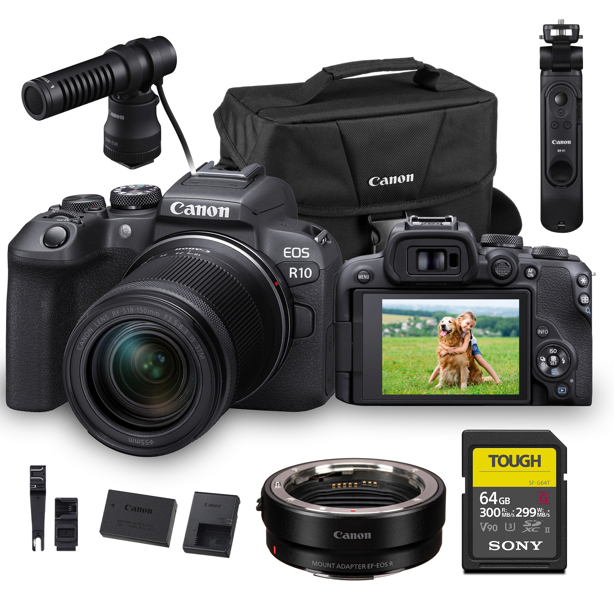Canon EOS R10 Mirrorless Camera with RF-S 18-150mm Lens – 24.2MP APS-C ...