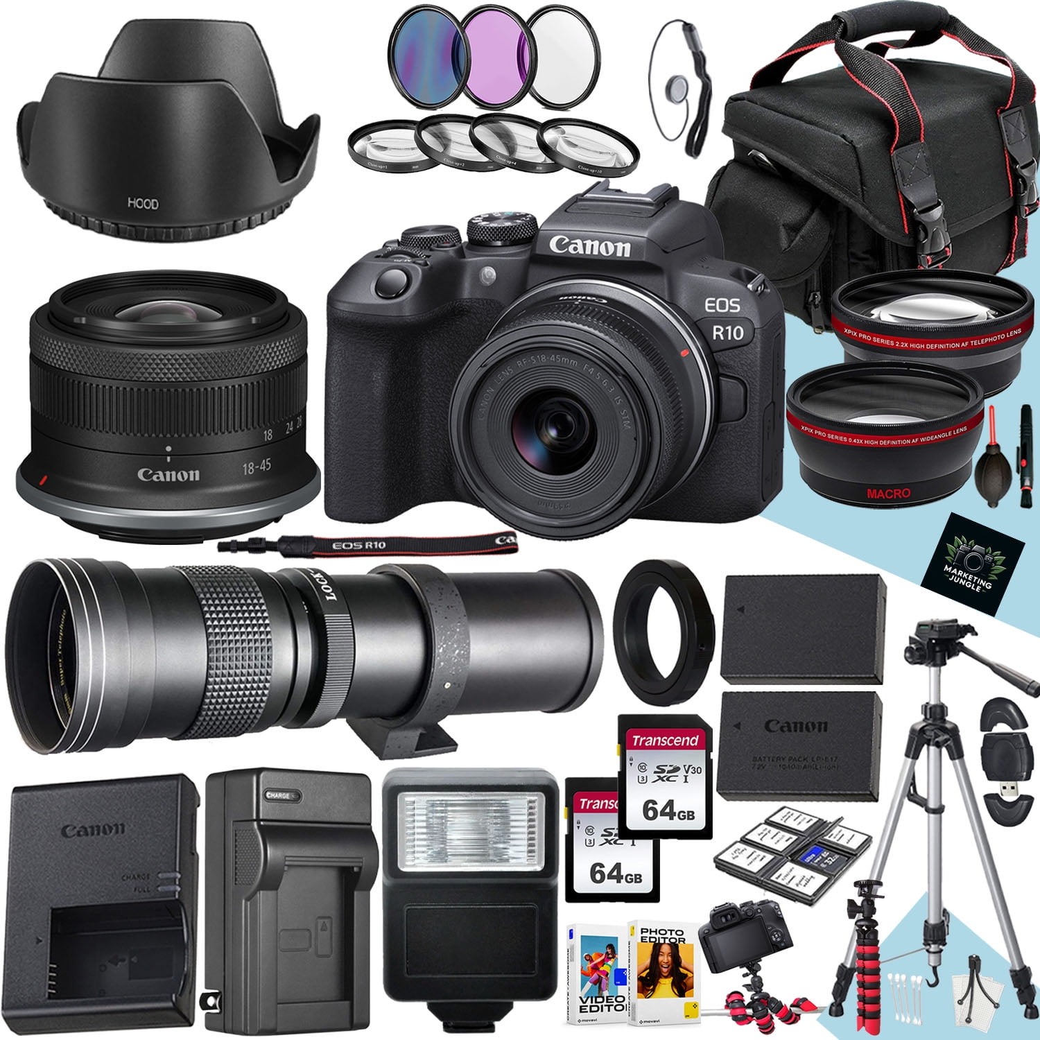 Canon EOS R10 Mirrorless Camera with 24.2 Megapixel CMOS Sensor