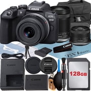 Canon EOS R10 Mirrorless Camera with RF-S 18-45mm + 18-150mm Lens + 128GB Memory Card + Case + ZeeTech Accessory Bundle (International Version)