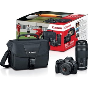 Canon EOS R100 CAM Double Zoom Lens Kit w/RF-S18-45/RF75-300mm