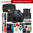 thumbnail image 1 of Restored Canon EOS R100 Mirrorless Camera w/ RF-S 18-45mm Lens Kit Pro Bundle (Refurbished), 1 of 11