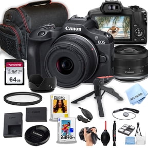 Canon EOS R100 Mirrorless Camera with 18-45mm Lens 24 MP 3" Screen (International Version)