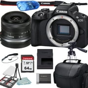Canon EOS R100 Mirrorless Camera with 18-45mm Lens + Tripod + Camera Bag + Accessory Bundle