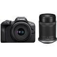 thumbnail image 1 of Canon EOS R100 Mirrorless Camera with 18-45mm and 55-210mm Lenses Kit (International Version), 1 of 11