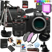 Canon EOS R5 C 45 MP Full-Frame Mirrorless Camera with 24-105mm L IS USM Lens +128GB Extreme Card and More Content Creator Bundle International Version