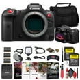 thumbnail image 1 of Canon EOS R5 C Mirrorless Cinema Camera 2 x Sony 64GB TOUGH SD Card Bag Charger 2x LPE6 Battery Card Reader LED Light Corel Photo Software HDMI Cable Flex Tripod International Model, 1 of 7