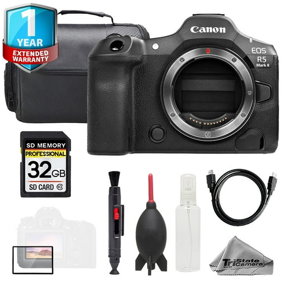 Canon EOS R5 II Camera (Body)+ 1Yr Warranty + 32GB + Bag- Basic Kit (International Version)