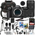 thumbnail image 1 of Canon EOS R5 Mark II Mirrorless Camera with 24-105mm & 100-400mm Lens Bundle with with Commander Gear Bag + Wireless Microphone System + 64GB Extreme Memory Card + Accessory Kit, 1 of 5