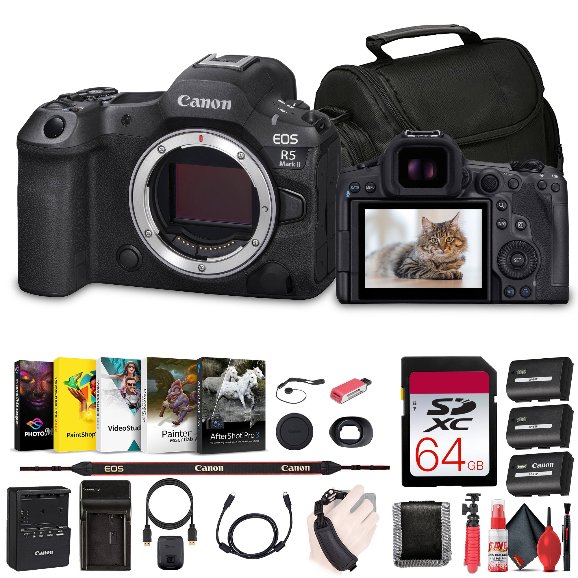 【美品】Canon EOS R5 Mark II おまけ付き Canon EOS R5 Mark II Mirrorless Camera 45MP Full-Frame Hybrid