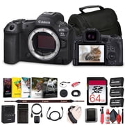 Canon EOS R5 Mark II Mirrorless Camera 45MP Full-Frame Hybrid Camera 8K Video 6536C002 64GB Memory Card Bag Photo Editing Software Charger Card Reader More International Model