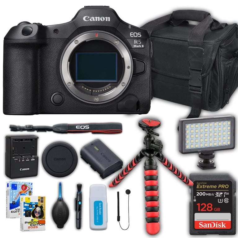Canon EOS R5 Mark II Mirrorless Camera Body Only + SanDisk Extreme