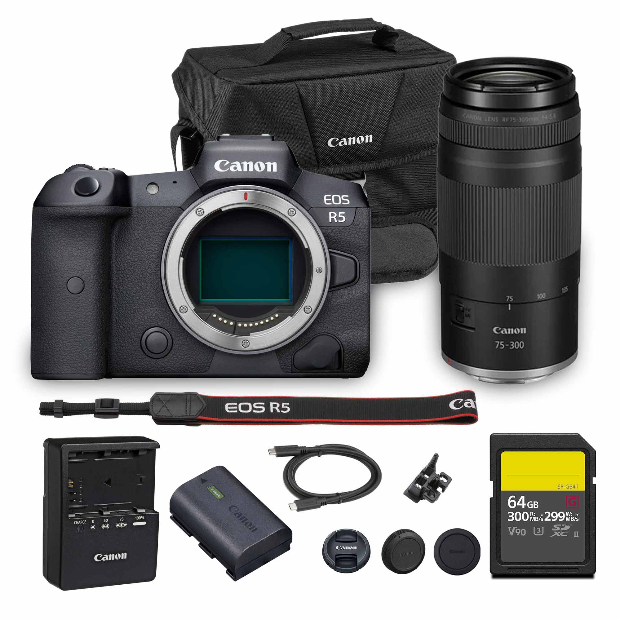 Canon EOS R5 Mirrorless Camera | 45MP Full Frame Sensor 8K Video | In ...