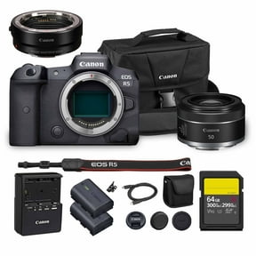 Canon EOS R5 Mirrorless Camera – 45MP Full-Frame Sensor, 8K Video