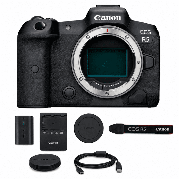 Canon EOS R5 Mirrorless Camera- Body Only. Exra Batery Included - (International Version)