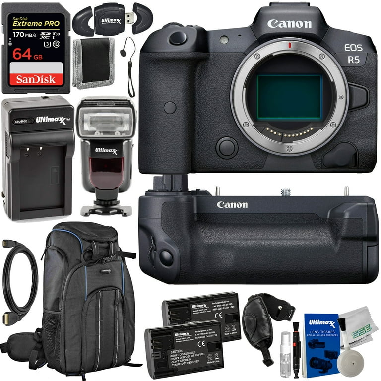 Canon EOS R5 Mirrorless Camera (Body Only) with WFT-R10A Wireless