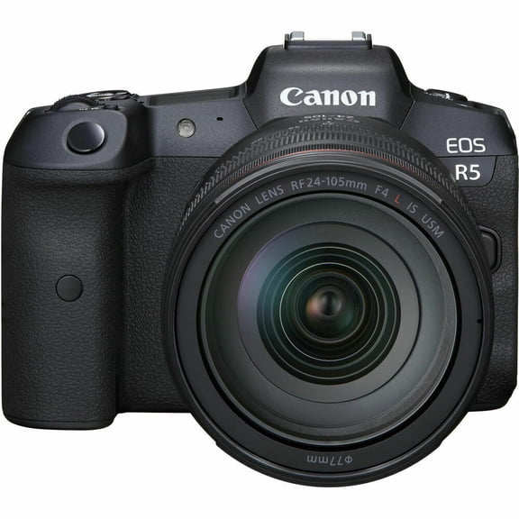Canon EOS R5 Mirrorless Digital Camera with RF 24-105mm f/4L IS USM Lens - International Version