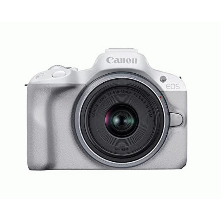Canon EOS R50 Mirrorless Camera (White) w/RF-S18-45mm Lens Canon EOS R50 Mirrorless Camera (White) w/RF-S18-45mm Lens