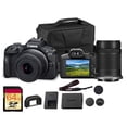 thumbnail image 1 of Canon EOS R50 Mirrorless Camera with 18-45mm & 55-210mm RF-S Lenses | 24.2MP, APS-C, 4K, Dual Pixel CMOS AF | Bundle with 64GB Memory Card, Shoulder, 1 of 6