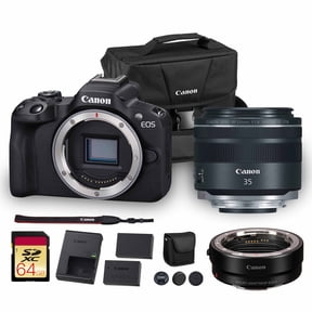 Canon EOS R50 Mirrorless Camera  24.2MP APS-C Sensor, 4K30p Video, Dual Pixel AF II