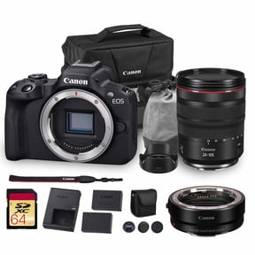 Canon EOS R50 Mirrorless Camera – 24.2MP APS-C Sensor, 4K30p Video, Dual Pixel AF II
