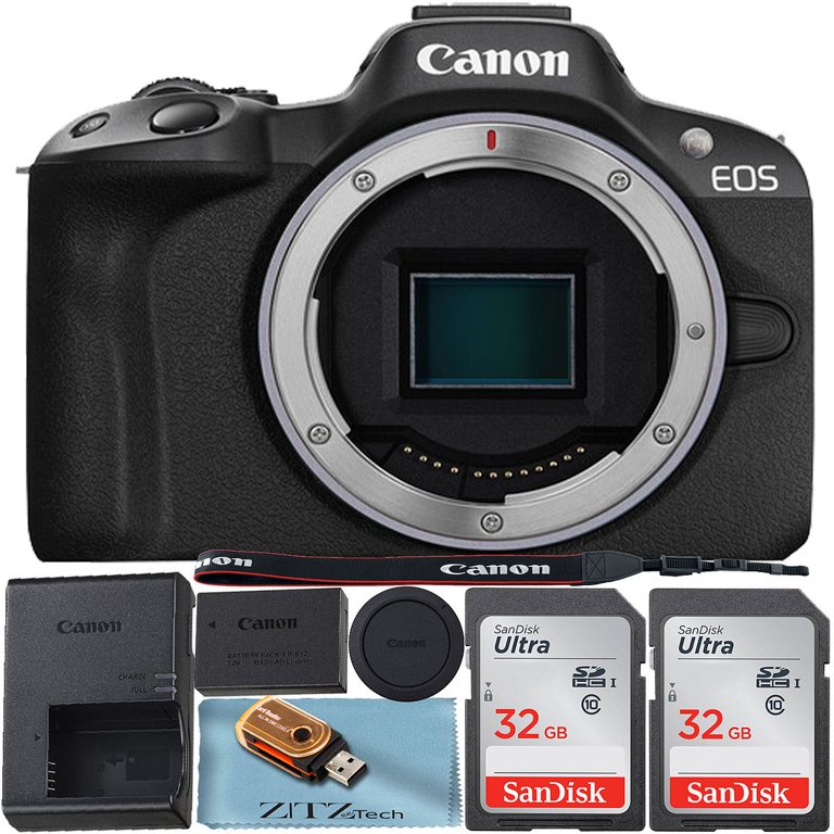 Canon EOS R50 Mirrorless Camera (Body Only) 4K Video with 2 Canon EOS R50 Mirrorless Camera (Body Only) 4K Video with 2