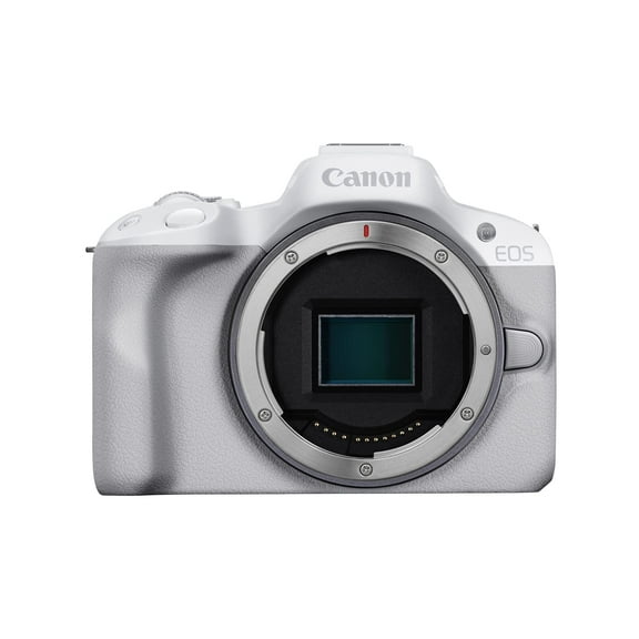 Canon EOS R50 Mirrorless Camera Body White, 24.2MP, 4K Video, DIGIC X, Subject Tracking (Sold without manufacturer warranty)