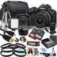 thumbnail image 1 of Canon EOS R50 Mirrorless Camera w/18-45mm Lens + 2pc SanDisk 64GB Ultra Memory Card + Tripod + Camera Case + More (21pc Bundle), 1 of 5