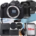 thumbnail image 1 of Canon EOS R50 Mirrorless Camera with RF-S 18-150mm Lens + 32GB Memory Card + Case + ZeeTech Accessory Bundle (International Version), 1 of 10