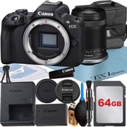 Canon EOS R50 Mirrorless Camera with RF-S 18-150mm Lens + 64GB Memory Card + Case + ZeeTech Accessory Bundle International Version