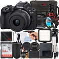 thumbnail image 1 of Canon EOS R50 Mirrorless Camera with RF-S 18-45mm Lens + SanDisk 64GB Memory Card + Case + UV Filter + Tripod + SV Premium Accessory Bundle, 1 of 11