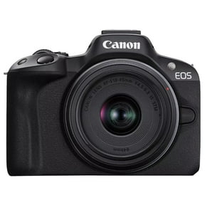 Canon EOS R50 Mirrorless Camera with 18-45mm Lens- 24.2 MP Waterproof Smartphone Integration Mirrorless Digital Camera, Black