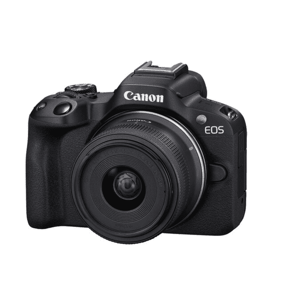 Canon EOS R50 Mirrorless Vlogging Camera with RF-S 18-45mm Lens Kit, 24.2 MP, APS-C CMOS, Black, New