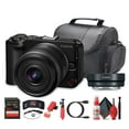 thumbnail image 1 of Canon EOS R50 V Camera + 14–30mm Power Zoom Lens 24.2MP APS-C 4K60p Video Flip Screen (6895C012) + Adapter EF-EOS R + 64GB Memory Card +More (International Version), 1 of 8