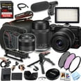 thumbnail image 1 of Canon EOS R50 V Mirrorless Camera with 14-30mm + 55-210mm Lenses, 128GB Memory, Video Light, Microphone, Filters, U-Grip, Case, Software and More (Vlogger Bundle) (International Version), 1 of 9