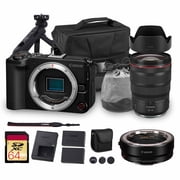 Canon EOS R50 V Mirrorless Camera 24.2MP 4K + RF 24-70mm f/2.8 Lens Bundle Tripod Kit International Model